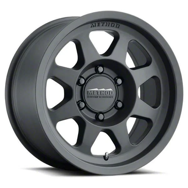 Method Race Wheels MR701 Bead Grip Matte Black 5-Lug Wheel; 17x9; -12mm Offset (09-18 RAM 1500)