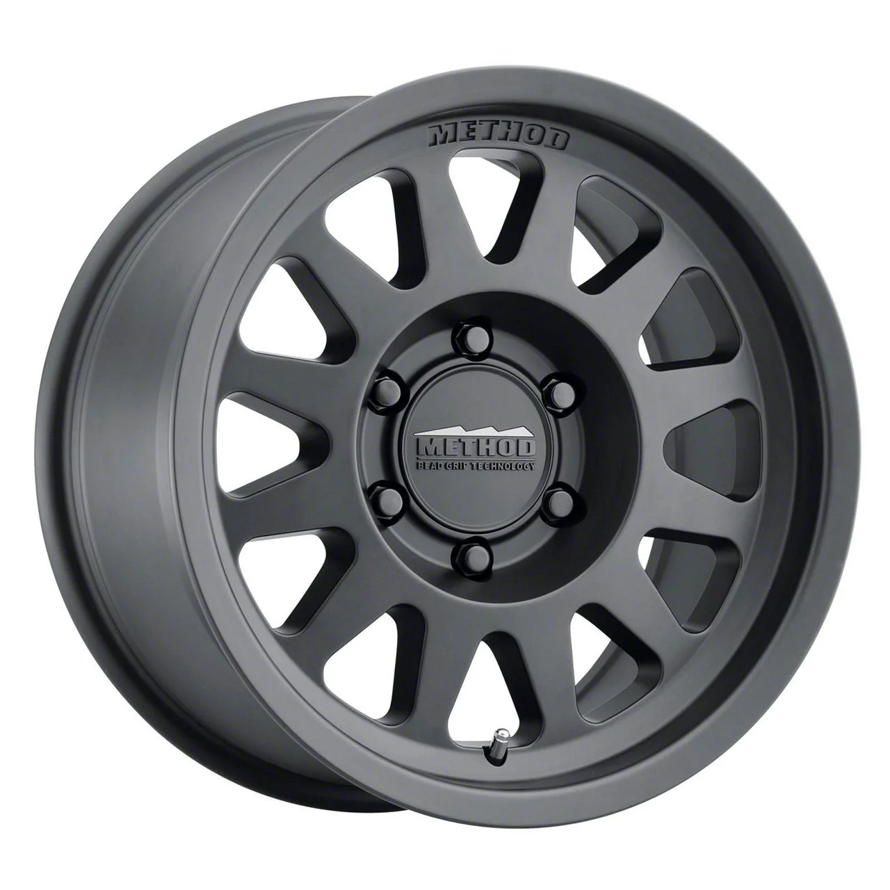 Method Race Wheels MR704 Bead Grip Matte Black 5-Lug Wheel; 17x8.5; 0mm Offset (09-18 RAM 1500)