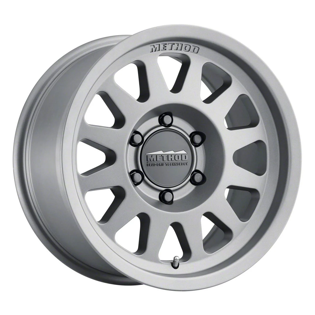 Method Race Wheels MR704 Bead Grip Titanium 5-Lug Wheel; 17x8.5; 0mm Offset (09-18 RAM 1500)