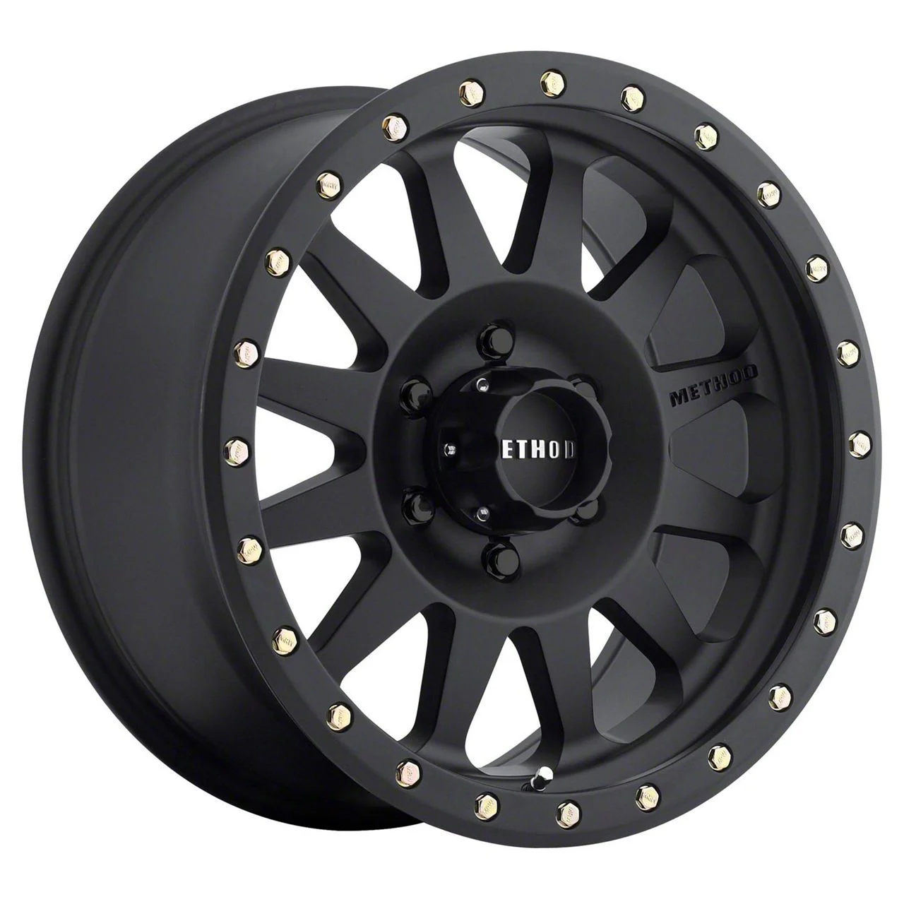 Method Race Wheels MR304 Double Standard Matte Black 8-Lug Wheel; 18x9; -12mm Offset (19-26 RAM 2500)