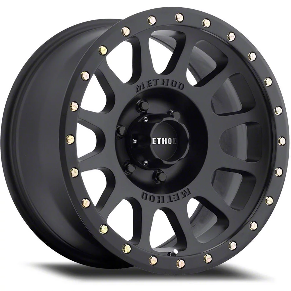 Method Race Wheels MR305 NV Matte Black 8-Lug Wheel; 18x9; -12mm Offset (19-26 RAM 2500)