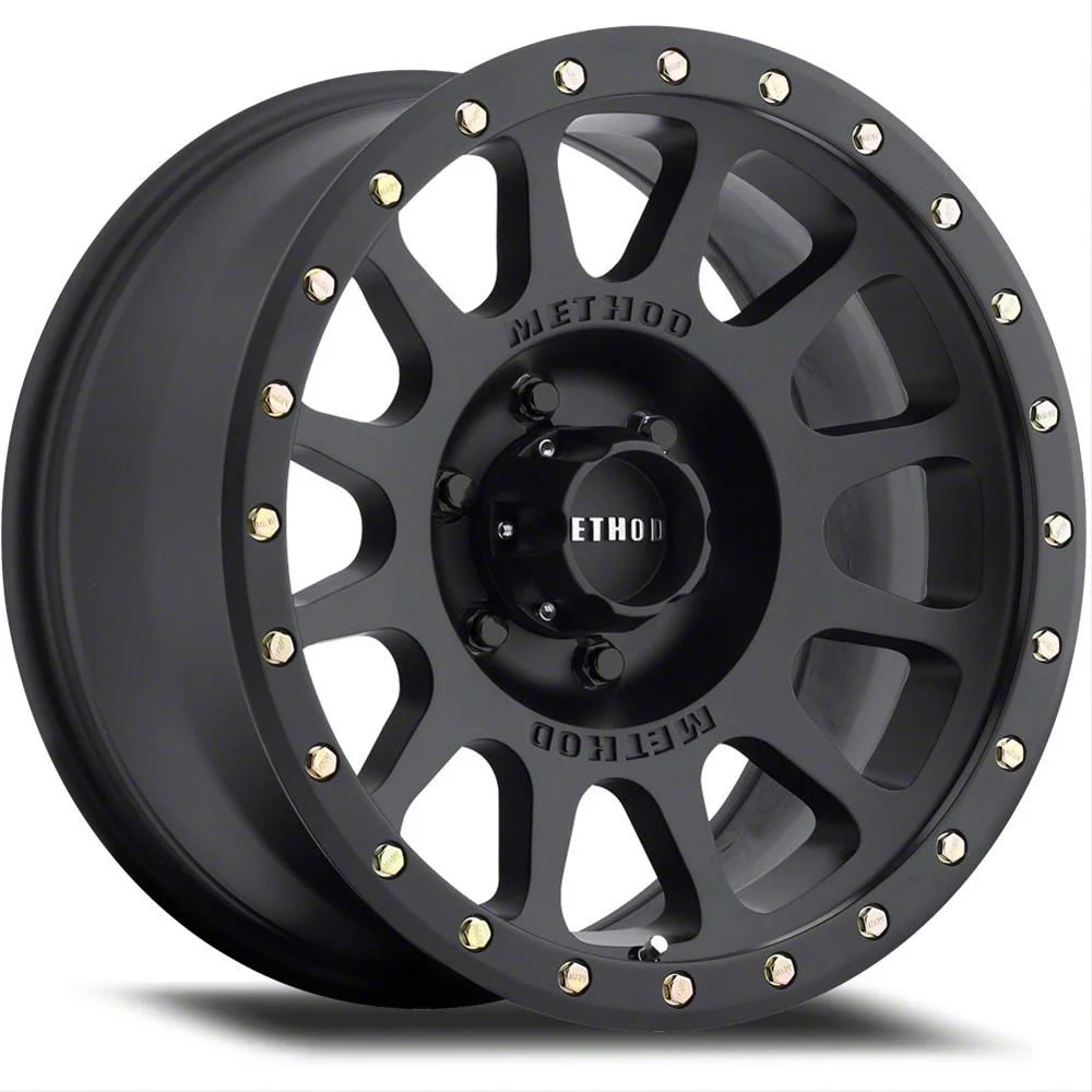 Method Race Wheels MR305 NV Matte Black 8-Lug Wheel; 18x9; -12mm Offset (07-10 Sierra 3500 HD SRW)