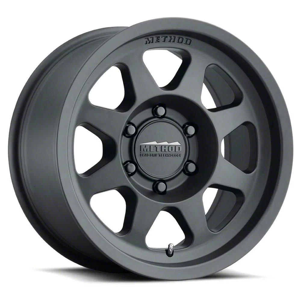 Method Race Wheels MR701 Bead Grip Matte Black 8-Lug Wheel; 17x9; -12mm Offset (07-10 Sierra 3500 HD SRW)