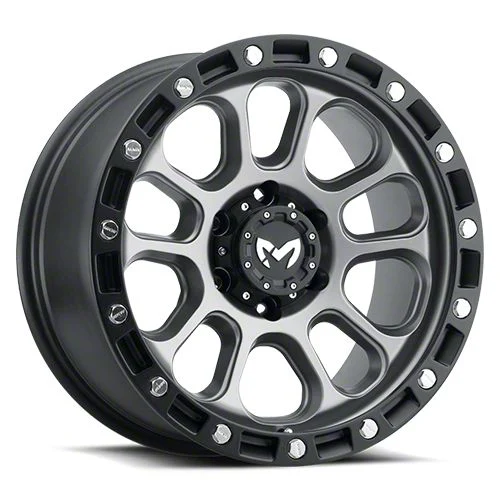 MKW Offroad M204 Matte Gray 6-Lug Wheel; 18x9; -12mm Offset (07-14 Tahoe)