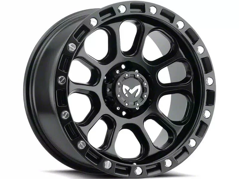 MKW Offroad M204 Satin Black 6-Lug Wheel; 18x9; 1mm Offset (07-14 Tahoe)