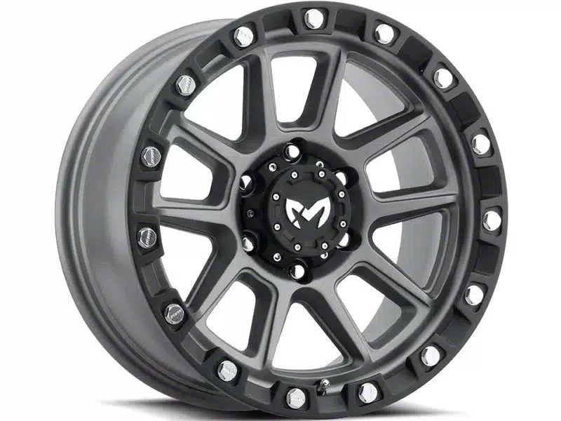 MKW Offroad M205 Matte Gray 6-Lug Wheel; 18x9; 1mm Offset (07-14 Tahoe)