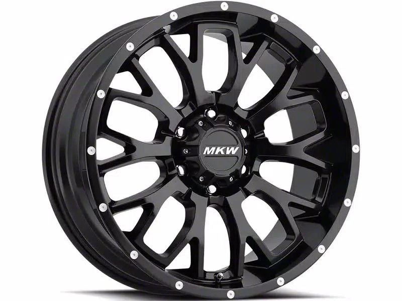 MKW Offroad M95 Satin Black 6-Lug Wheel; 18x9; 10mm Offset (07-14 Tahoe)
