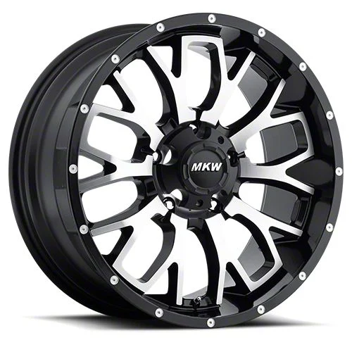 MKW Offroad M95 Satin Black 6-Lug Wheel; 20x9; -10mm Offset (07-14 Tahoe)