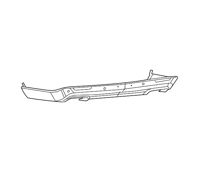Mopar Bumper Valance and Grille Kit; Rear; Without Wide Body Option and Parking Sensor; Panel (15-23 3.6L Challenger)