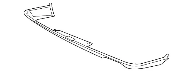 Mopar Bumper Valance / Grille Kit; Rear; Dual Exhaust; Panel (08-14 Challenger)