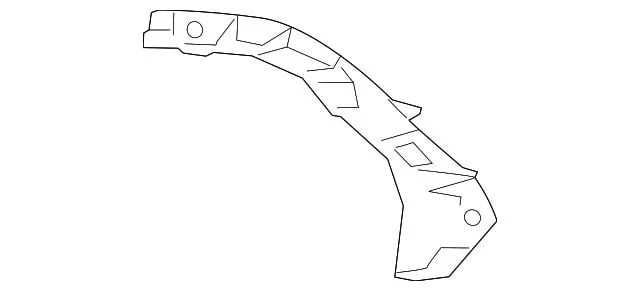 Mopar Bumper Cover Support; Front Right; Fascia to Fender (15-23 Charger)