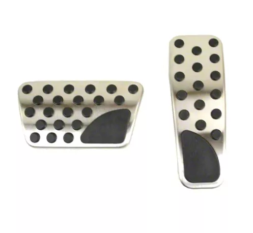 Mopar Pedal Covers; Stainless Steel (08-23 Charger)