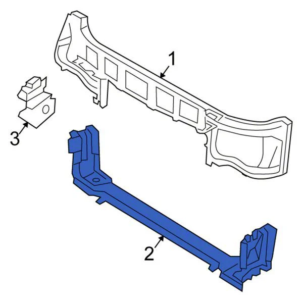 Mopar Radiator Support; Lower (06-14 Charger)