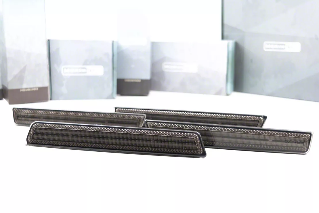 Morimoto XB LED Front Side Marker Lights; Smoked (08-14 Challenger)