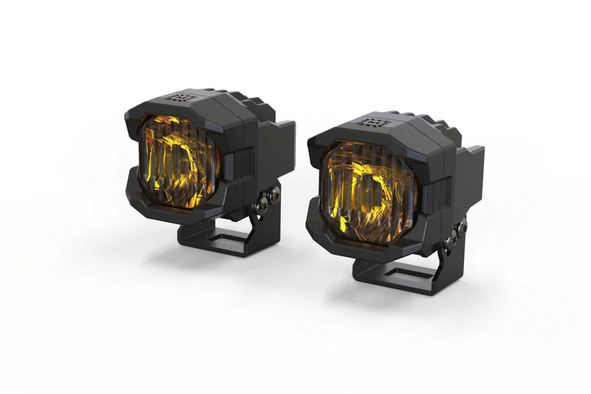 Morimoto 1Banger LED Pod Lights; HXB Yellow SAE Beam (Universal; Some Adaptation May Be Required)