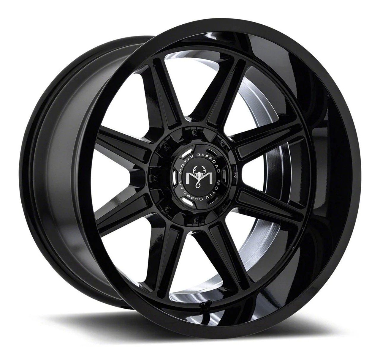 Motiv Offroad Balast Gloss Black 6-Lug Wheel; 20x9; 18mm Offset (07-14 Tahoe)