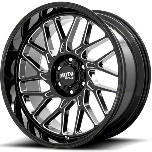 Moto Metal MO805 Gloss Black Milled 6-Lug Wheel; 20x10; -18mm Offset (07-14 Tahoe)