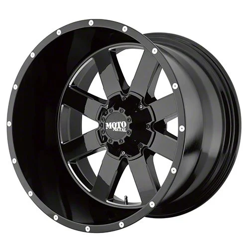 Moto Metal MO962 Gloss Black Milled 6-Lug Wheel; 17x10; -24mm Offset (07-14 Tahoe)
