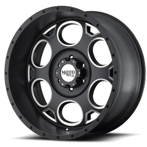 Moto Metal MO964 Satin Black Milled 6-Lug Wheel; 20x9; -12mm Offset (07-14 Tahoe)