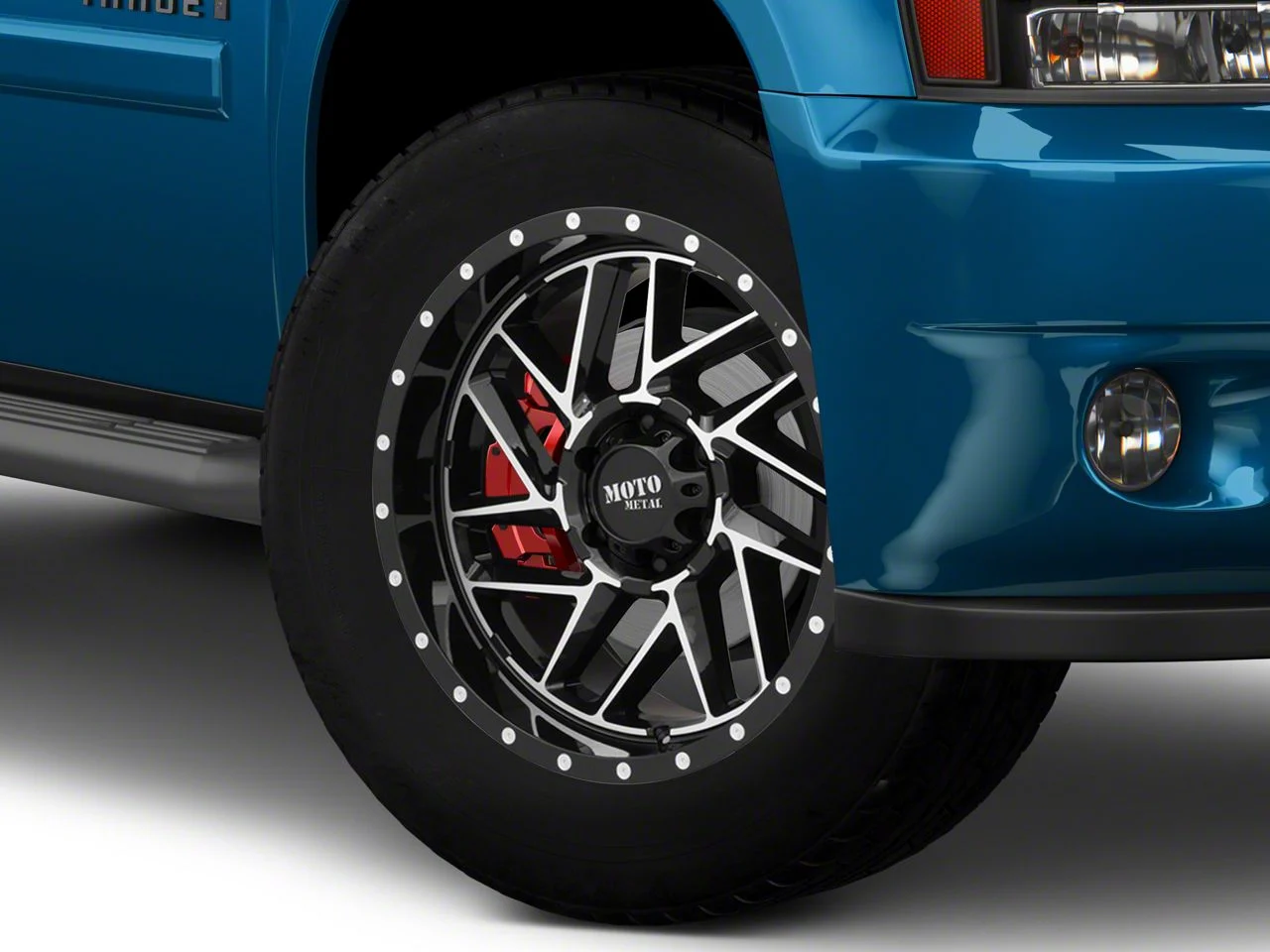 Moto Metal MO985 Breakout Gloss Black Machined 6-Lug Wheel; 20x9; 18mm Offset (07-14 Tahoe)