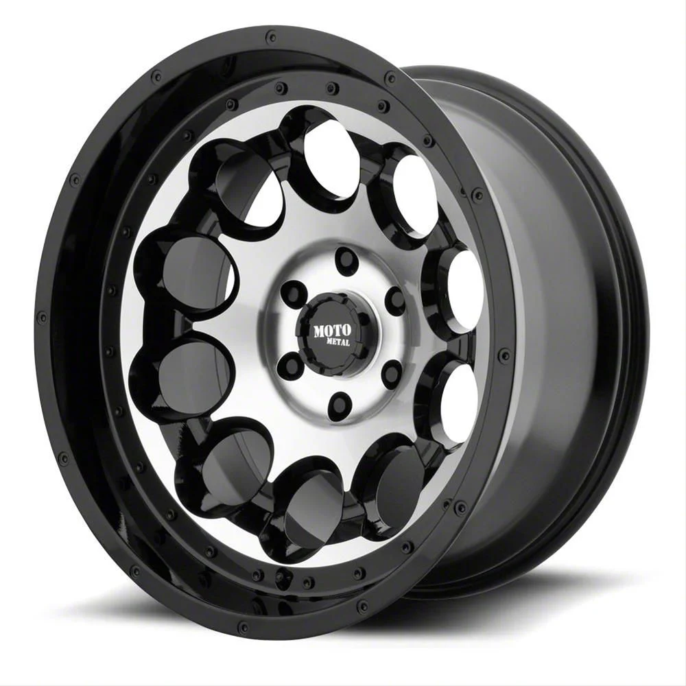 Moto Metal MO990 Rotary Gloss Black Machined 6-Lug Wheel; 20x9; 0mm Offset (07-14 Tahoe)