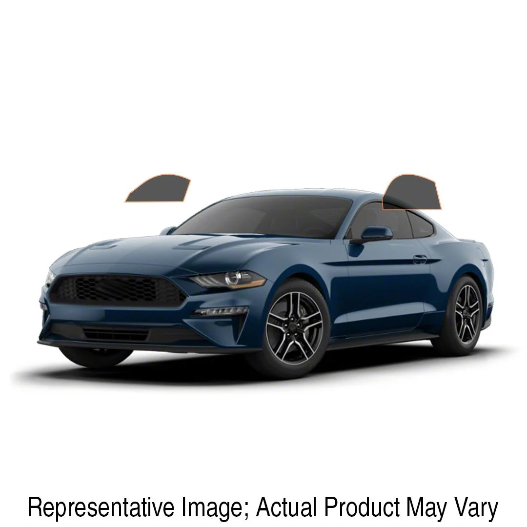 MotoShield Pro Front Driver/Passenger Window Tint; 15% (10-14 Mustang Coupe)