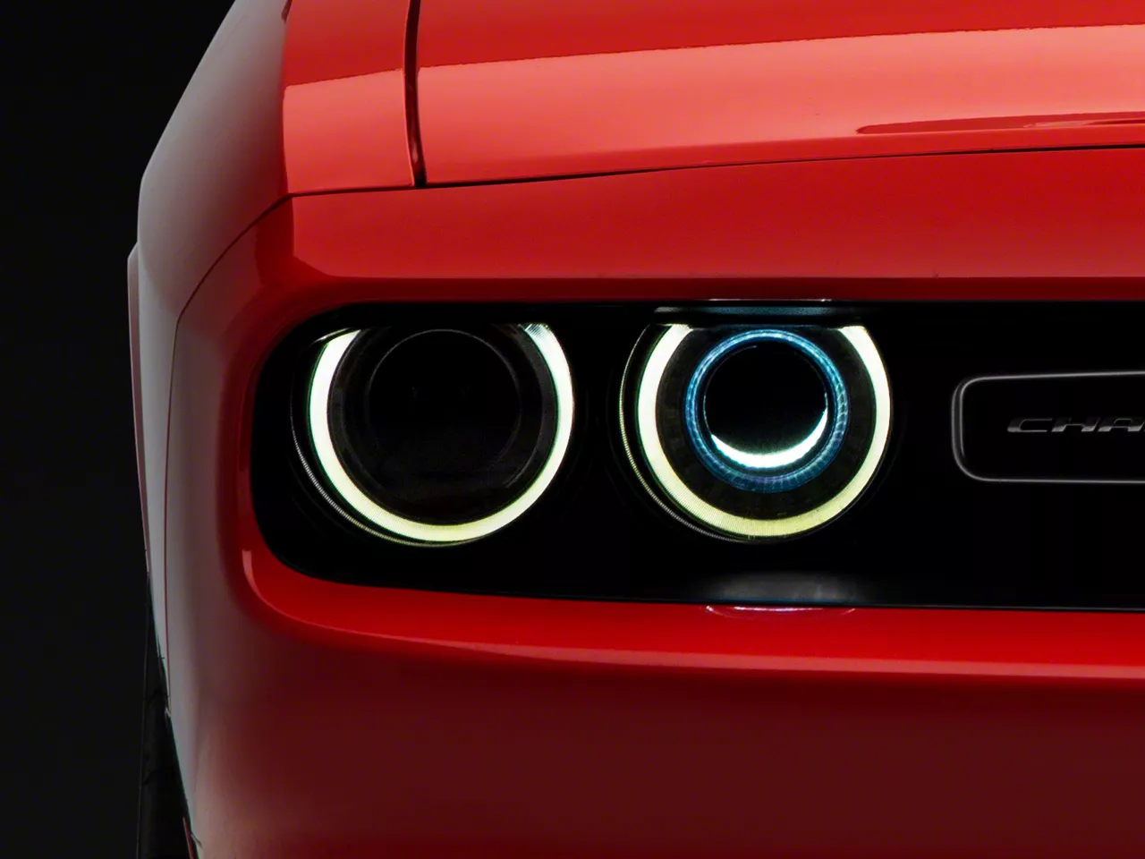 MP Concepts Demon Style LED Halo Headlight Inserts (15-23 Challenger)
