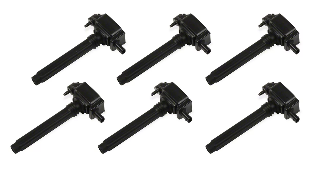 MSD Blaster Series Ignition Coils; Black (11-21 3.6L Challenger)