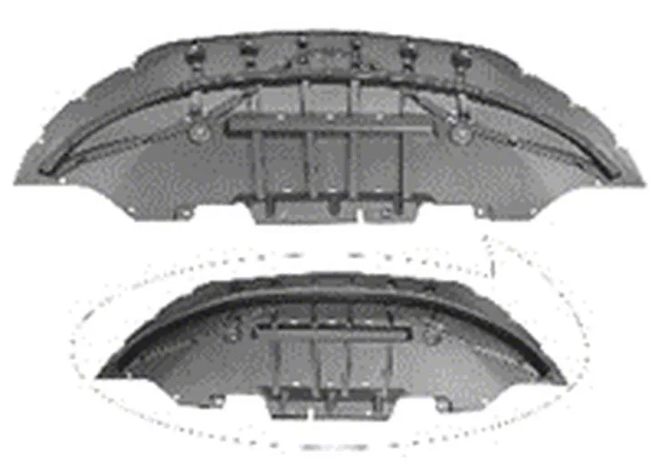 CAPA Replacement Lower Splash Shield (15-17 Mustang GT, EcoBoost, V6)