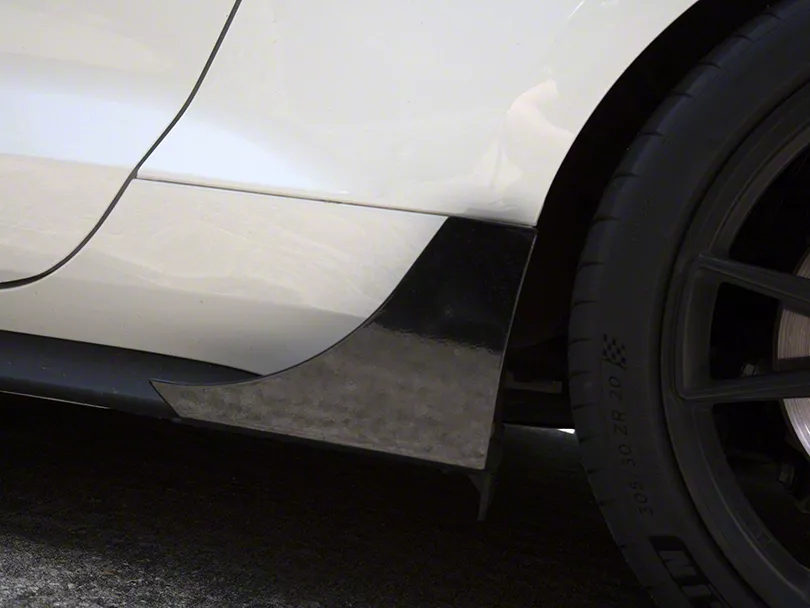 Solid Aluminum Side Splitter Winglets (15-26 Mustang, Excluding GT350 & GT500)