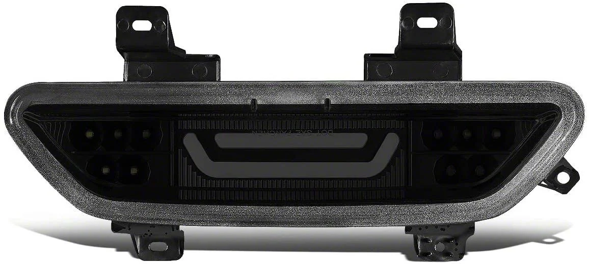 3D LED Third Brake Light; Black (15-17 Mustang)