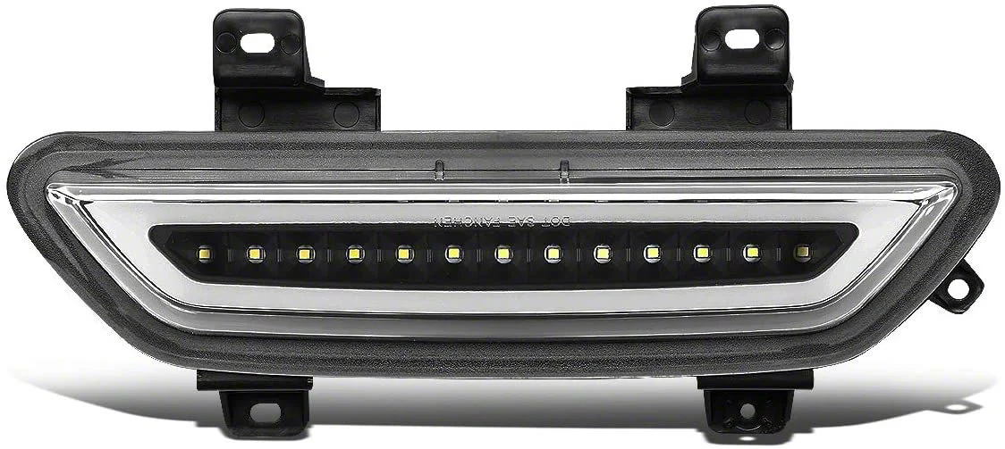 LED Third Brake Light; Black (15-17 Mustang)