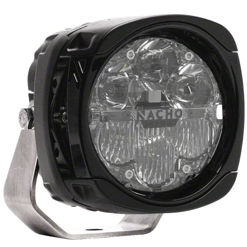 Nacho Offroad Technology Quatro White LED Lights; SAE Combo Beam (Universal; Some Adaptation May Be Required)
