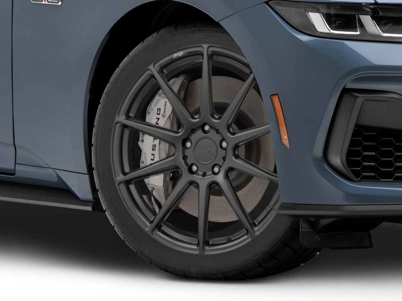 Niche Essen Matte Black Wheel; 20x9; 35mm Offset (24-26 Mustang)