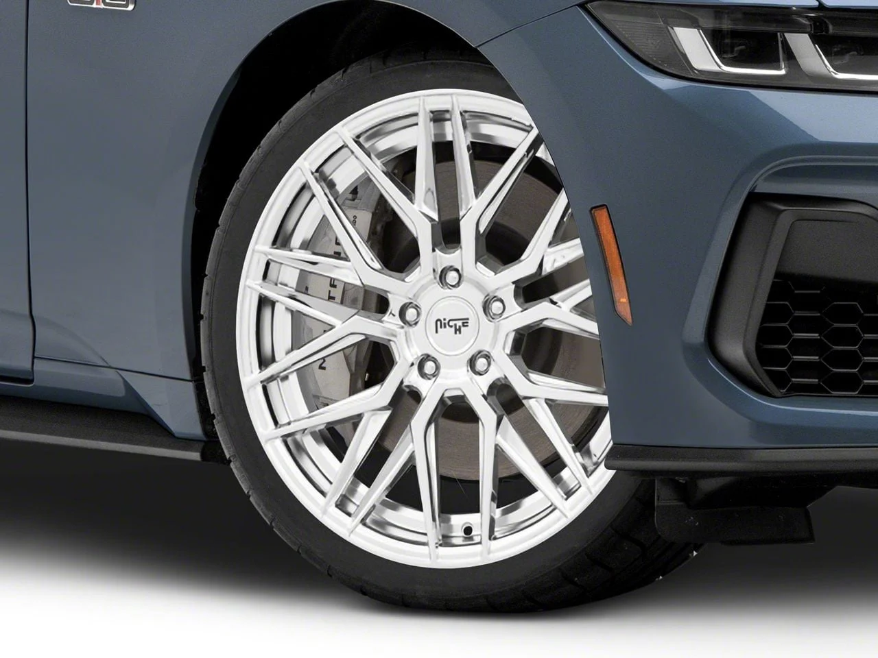 Niche Gamma Chrome Wheel; 20x9; 35mm Offset (24-26 Mustang)