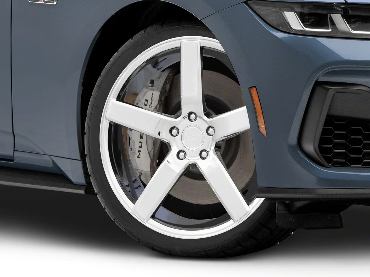 Niche Milan Chrome Wheel; 20x8.5; 35mm Offset (24-26 Mustang)