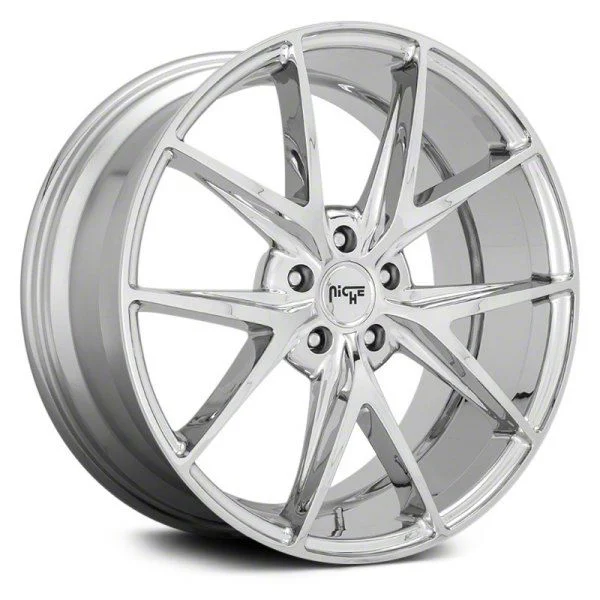 Niche Misano Chrome Wheel; 20x9; 35mm Offset (24-26 Mustang)