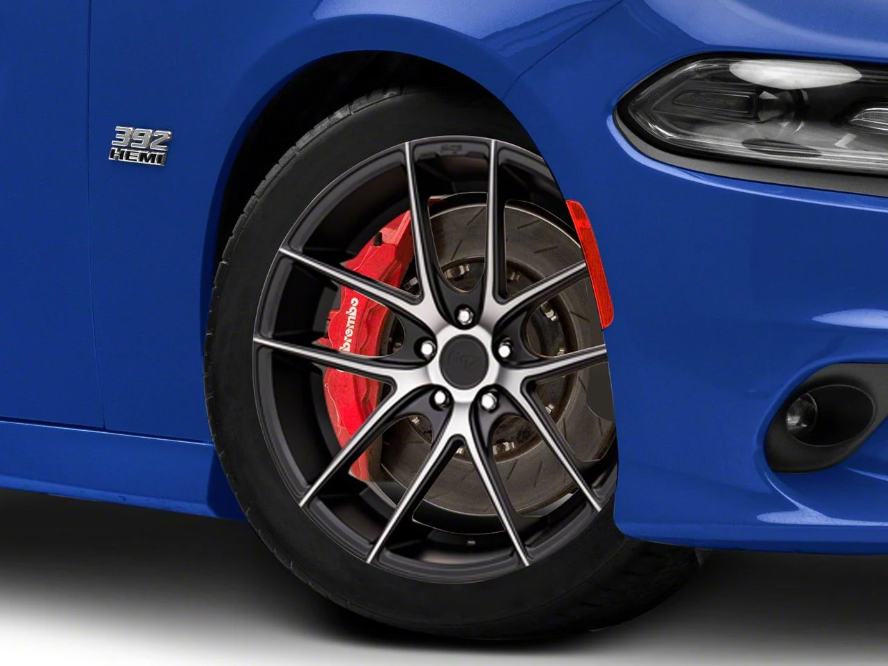 Niche Targa Black Machined Wheel; 22x9; 15mm Offset (11-23 RWD Charger)