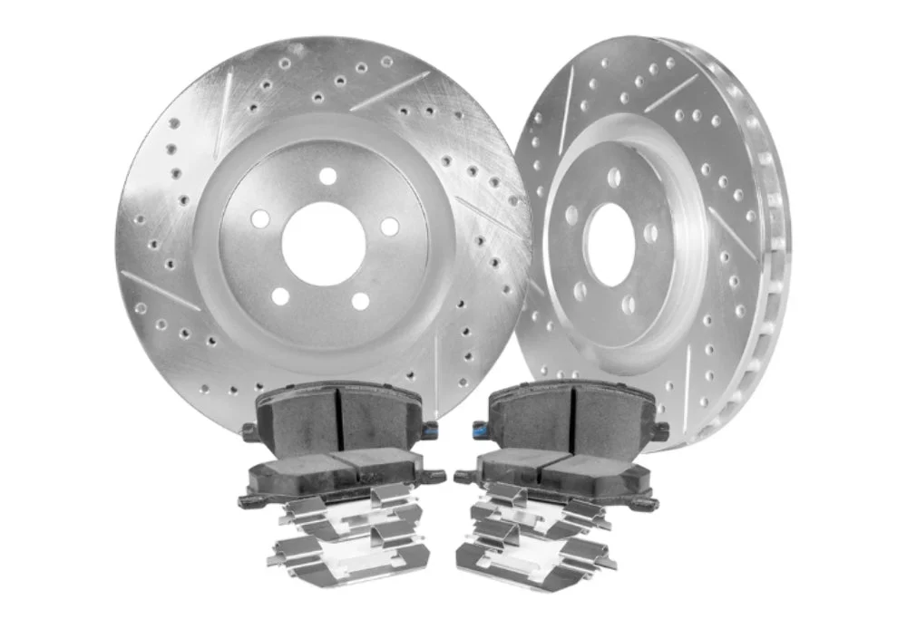 2013-2018 Nissan Altima / 2019-2022 Nissan Altima (FWD) - STILLEN Cross Drilled & Slotted 1-Pc Rotors [Rear](Set of 2) - NIS71011
