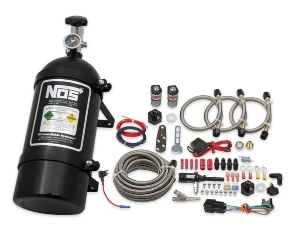 NOS Single Fogger Wet Nitrous System; Black Bottle (03-20 5.7L, 6.4L RAM 3500)