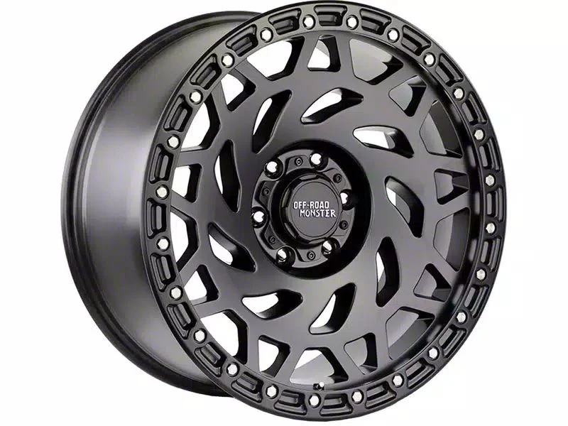 Off-Road Monster M50 Gloss Black 6-Lug Wheel; 17x9; 0mm Offset (07-14 Tahoe)