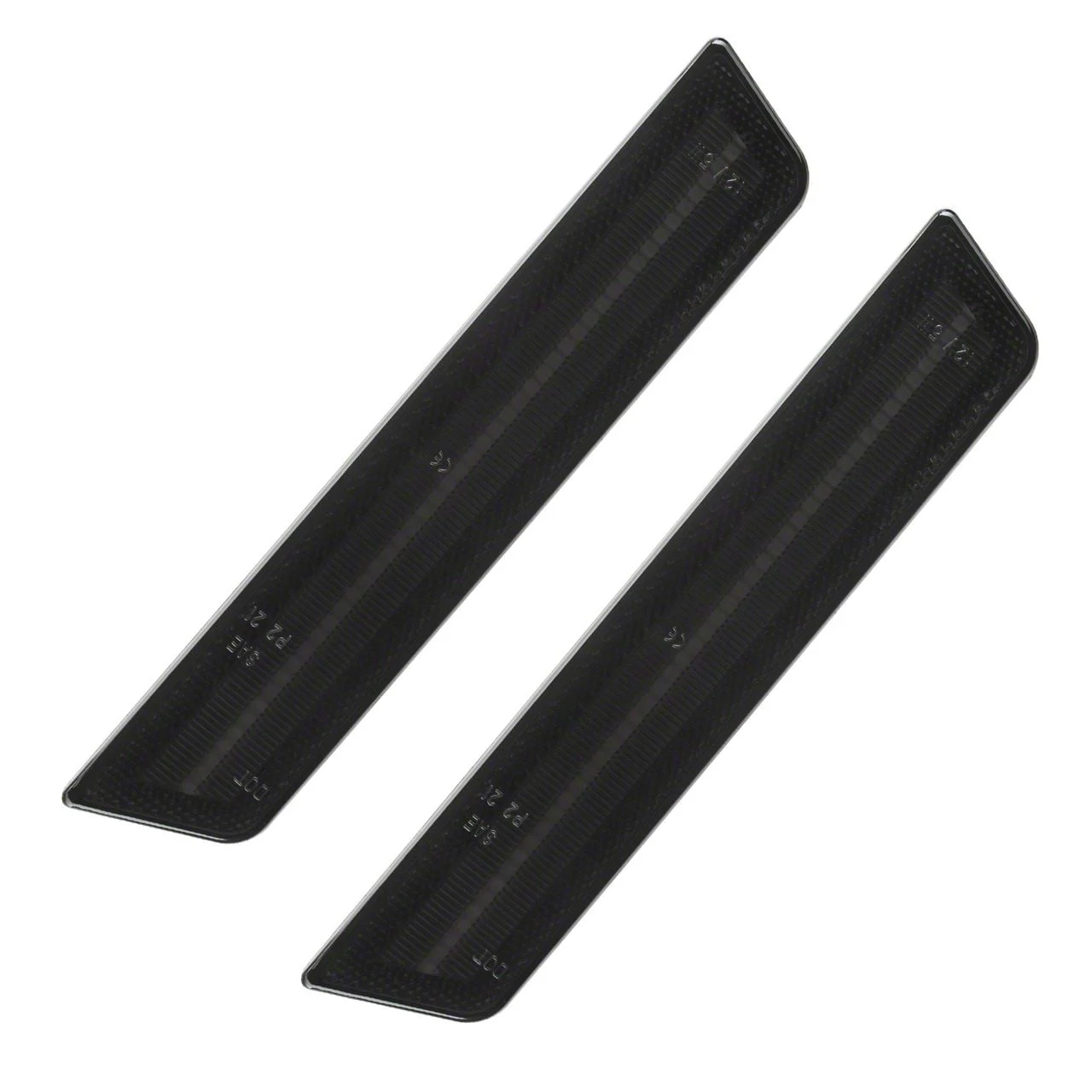 Oracle Concept LED Side Marker Kit; Tinted; Unpainted; Rear Set Only (11-14 Charger)