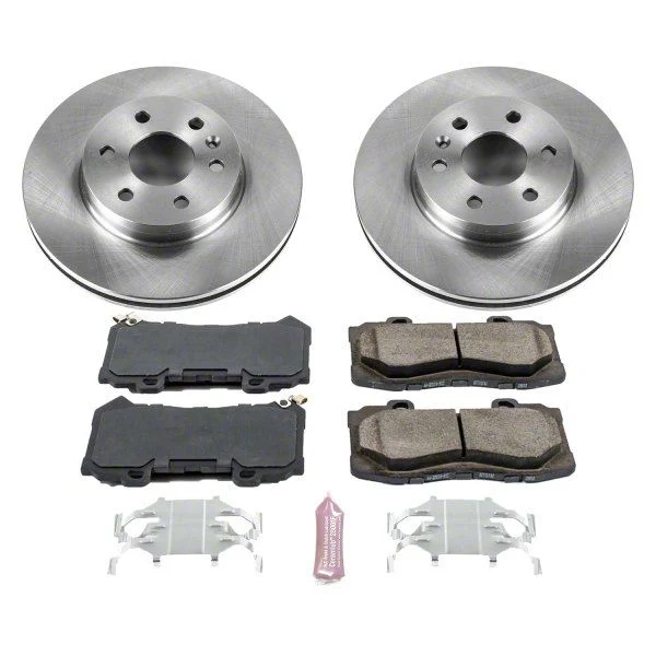 PowerStop OE Replacement 6-Lug Brake Rotor and Pad Kit; Front (15-20 Colorado)