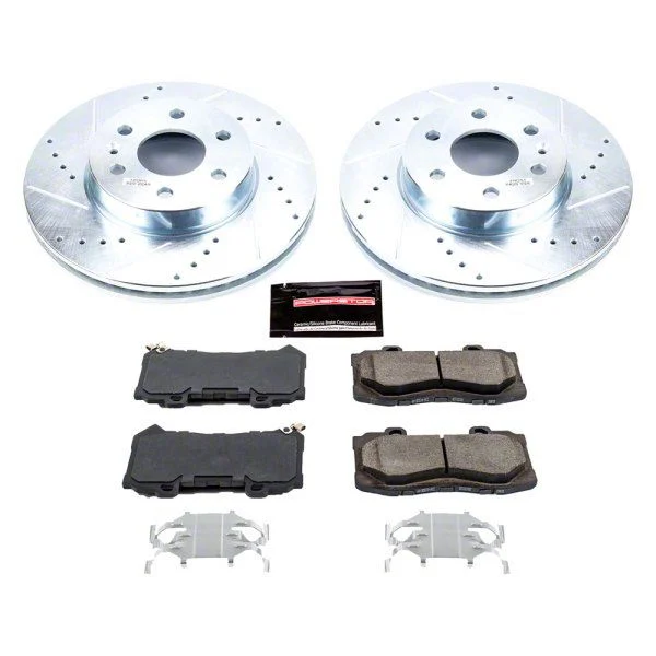 PowerStop Z23 Evolution Sport 6-Lug Brake Rotor and Pad Kit; Front (15-20 Colorado)
