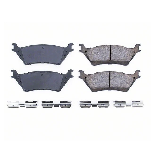 PowerStop Z17 Evolution Plus Clean Ride Ceramic Brake Pads; Rear Pair (12-14 2WD/4WD F-150; 15-17 F-150 w/ Manual Parking Brake; 17-18 F-150 Raptor)