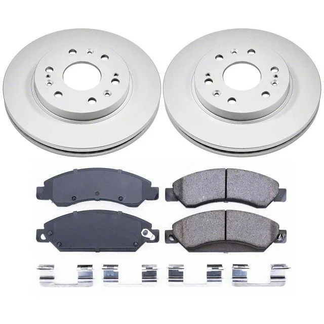 PowerStop Z17 Evolution Plus 6-Lug Brake Rotor and Pad Kit; Front (2007 Tahoe)