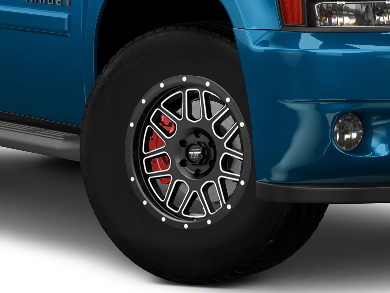 Pro Comp Wheels Vertigo Satin Black Milled 6-Lug Wheel; 17x9; -6mm Offset (07-14 Tahoe)