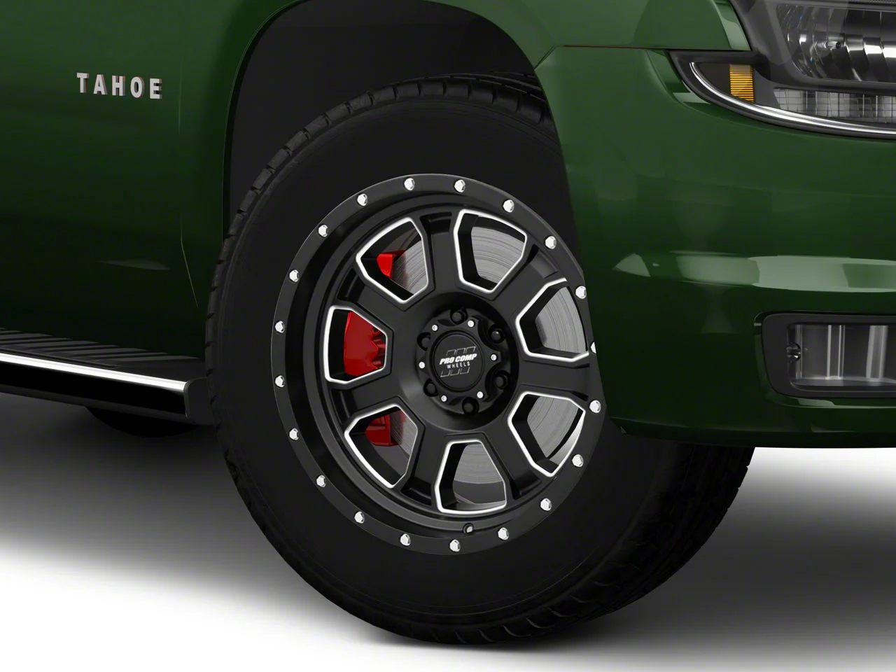Pro Comp Wheels Sledge Satin Black Milled 6-Lug Wheel; 20x9; 0mm Offset (15-20 Tahoe)