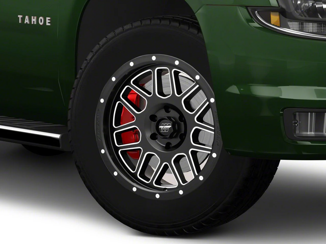 Pro Comp Wheels Vertigo Satin Black Milled 6-Lug Wheel; 20x9; -12mm Offset (15-20 Tahoe)