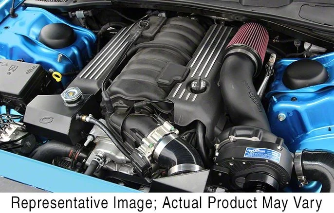 Procharger High Output Intercooled Supercharger Tuner Kit with P-1SC-1; Black Finish (11-14 6.4L HEMI Challenger)